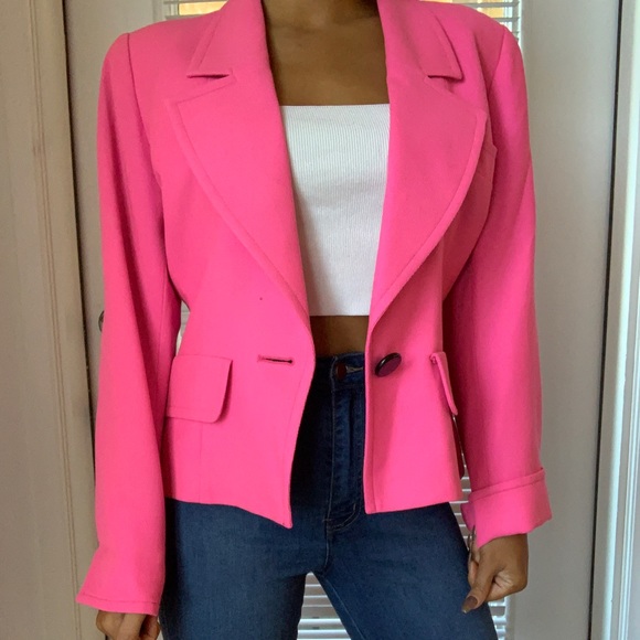 Yves Saint Laurent Jackets & Blazers - Vintage YSL pink blazer jacket